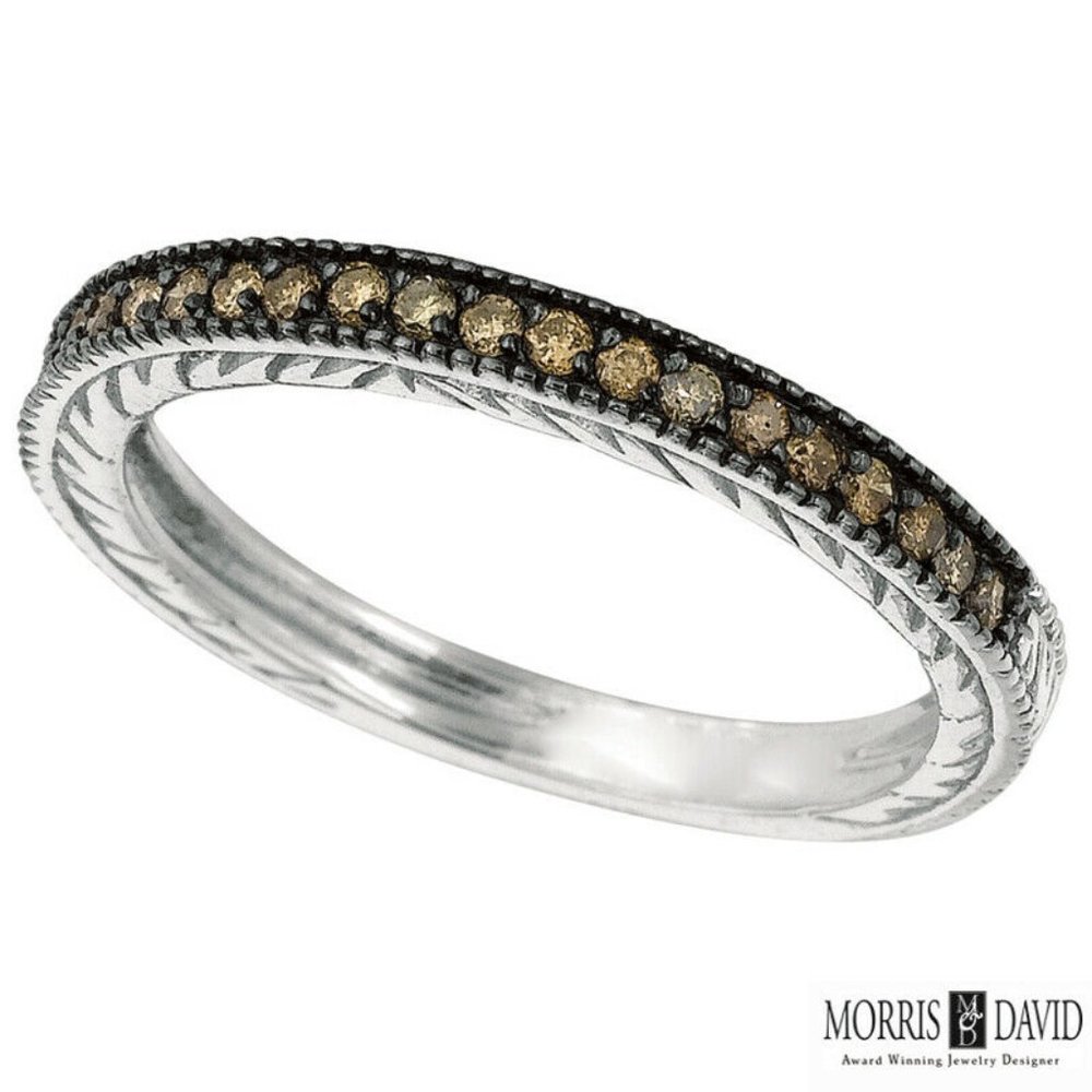 0.31 Carat Champagne Diamond Ring Band